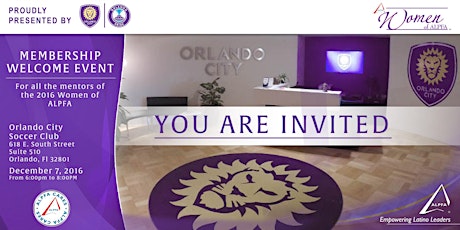 ALPFA Orlando New Member Welcome Event primary image
