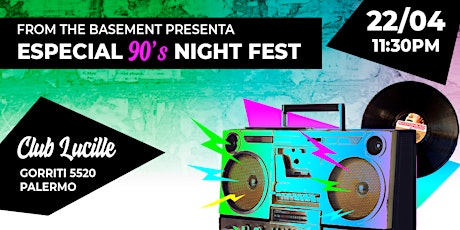 FROM THE BASEMENT: 90'S NIGHT FEST/ESPECIAL  TRIBUTO RADIOHEAD - THE BENDS