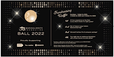 Raffle Tickets - Marshall White Foundation Ball 2022 tickets
