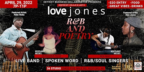 Love Jones - R&B and Poetry tickets