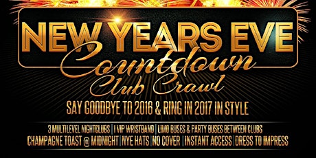 Countdown Toronto New Year's Eve Pub/Club Crawl 2017 primary image