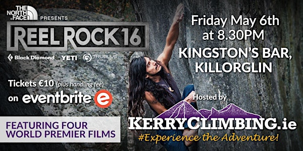 KerryClimbing hosts REEL ROCK 16 @ Kingston's Killorglin