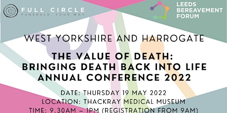 The Value of Death: bringing death back into life | Annual Conference 2022 primary image