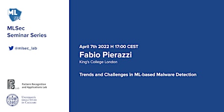 Machine Learning Security Seminar Series - Fabio Pierazzi