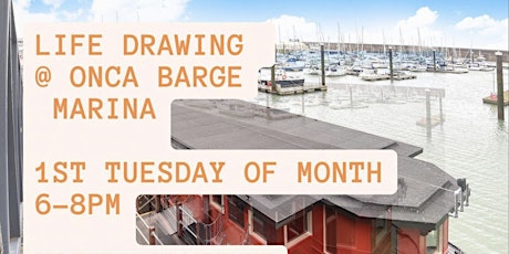 Mindful Life Drawing @ Onca Barge - 1st Tuesday of month - 6-8pm tickets