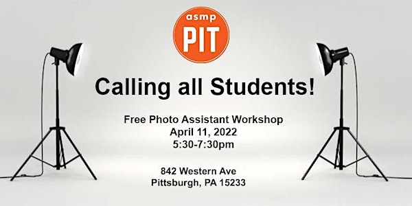 ASMP Pittsburgh Photo Assistant Workshop