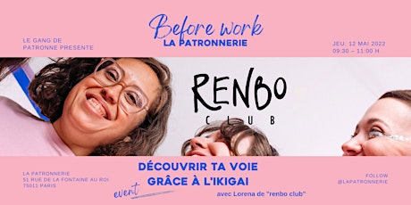 Before work : Découvre l'Ikigai avec Lorena de Renbo Club
