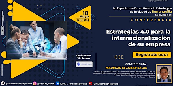 Barranquilla. Estrategias 4.0 para la internacionalización de su empresa