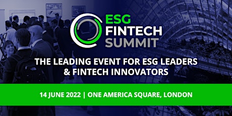 ESG FinTech Summit 2022 tickets