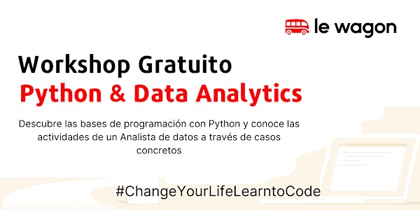 Workshop gratuito: Intro a Python & Data Analytics (En español)