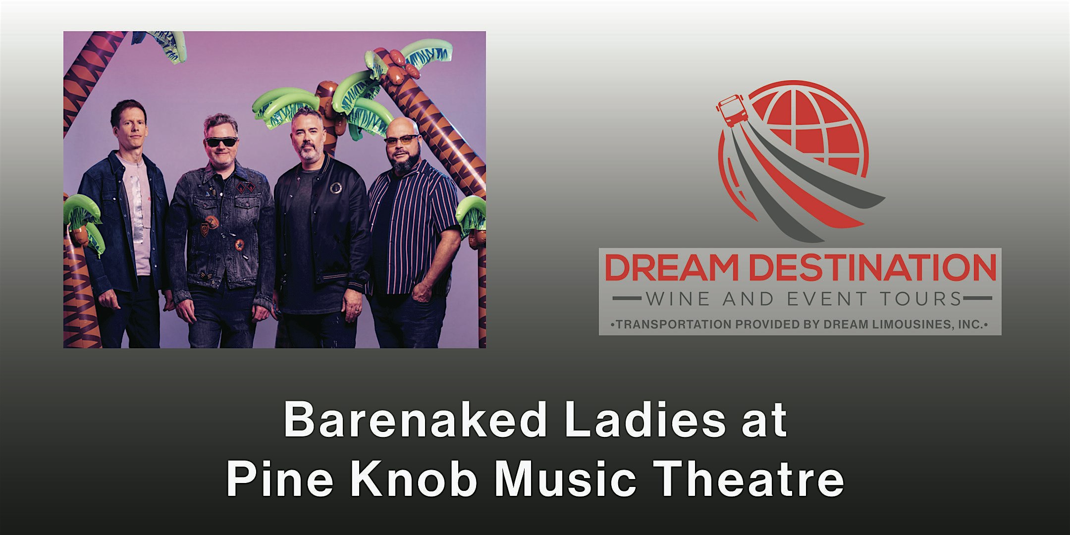 Shuttle Bus to See Barenaked Ladies at Pine Knob Music Theatre