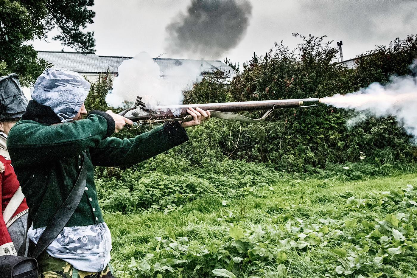 Flintlock Musket Handling and Firing