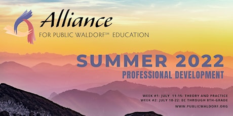 Alliance Summer 2022 Professional Development tickets