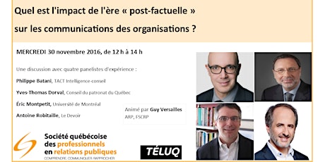 Quel est l'impact de l'ère « post-factuelle » : panel de discussion primary image