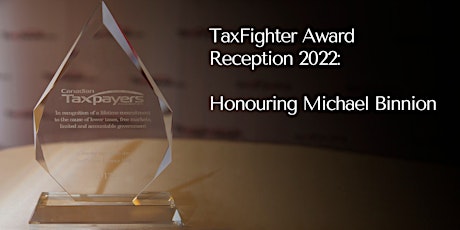 TaxFighter Award Reception 2022: Honouring Michael Binnion tickets