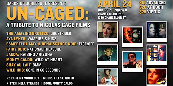 Dark Side Burlesque Presents Un-Caged: An All Nicolas Cage Burlesque