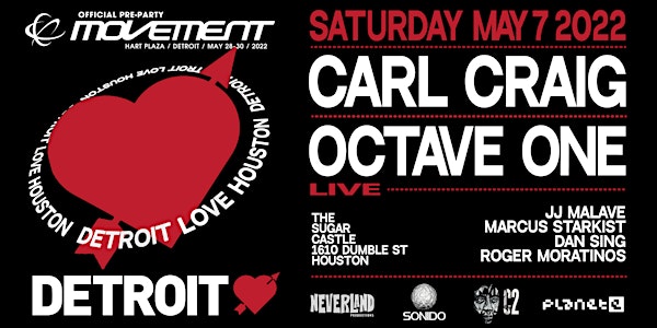 5/7 Sonido Presents  The Official Movement Pre-party: Detroit Love