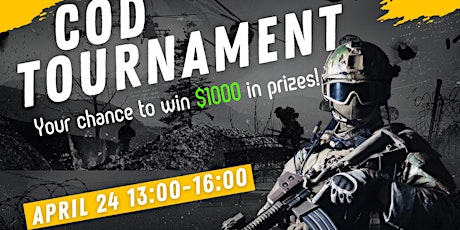 CALL OF DUTY WARZONE TOURNAMENT 24 APRIL 2022