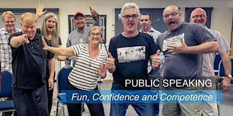 Public Speaking for fun, confidence and competence tickets