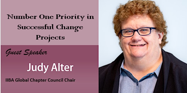 Number One Priority in Successful Change Projects with Judy Alter