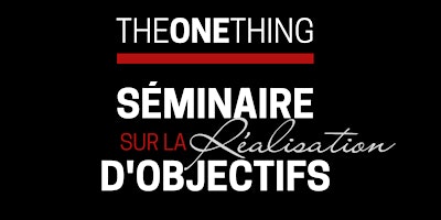 One Thing Séminaire