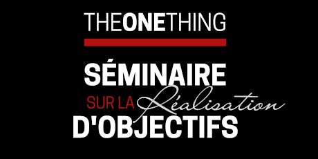 One Thing Séminaire tickets