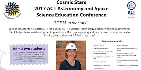 2017 ACT Astronomy and Space Science Education Conference primary image