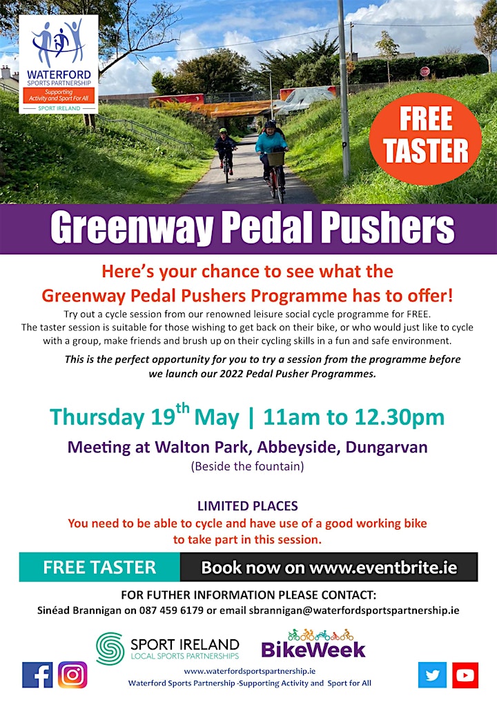 Greenway Pedal Pushers Dungarvan -19th May 2022 image