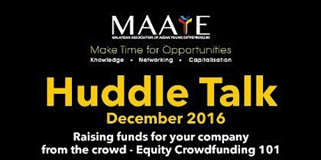 Huddle Talk: Raising funds for your Company from the Equity Crowdfunding primary image