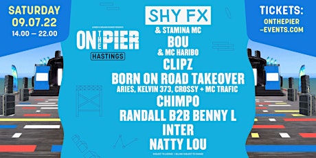 On The Pier UK - Shy FX, Bou, Clipz, Born on Road + more tickets