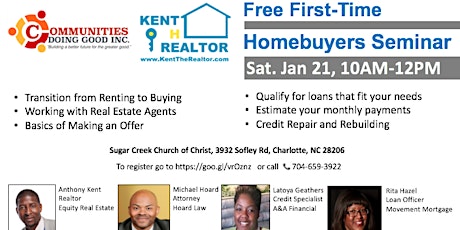 First Time Home Owners Seminar primary image