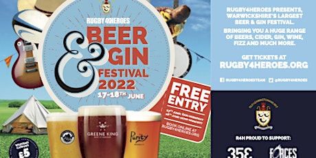 OLRFC Rugby4Heroes Beer & Gin Festival 2022 tickets