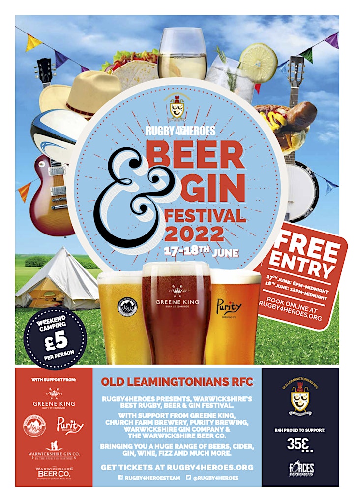 OLRFC Rugby4Heroes Beer & Gin Festival 2022 image