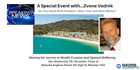 Sharing The Secrets To Wealth Creation and Optimal Wellbeing primary image