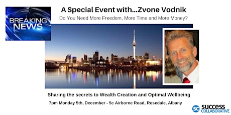 Sharing The Secrets To Wealth Creation and Optimal Wellbeing primary image