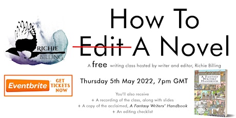 How To Edit A Novel - A Free Creative Writing Workshop primary image