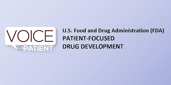 Patient-Focused Drug Development Public Meeting for Sarcopenia
