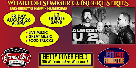 Almost U2: Tribute to U2 - Borough of Wharton, NJ - FREE CONCERT