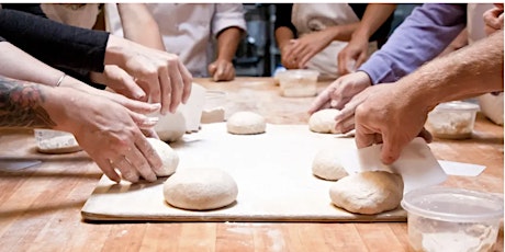 Bread baking class using an authentic wood fired brick oven
