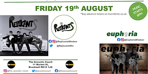 Windsor comes to Bracknell - Replicants + Euphoria rock out The Couch