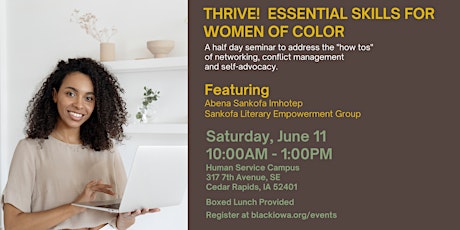 Thrive!  Essential skills for women of color