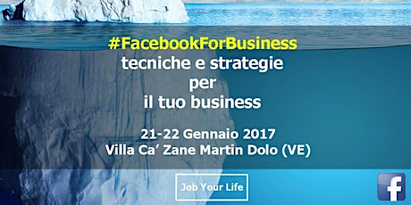Immagine principale di Facebook for Business - Job Your Life 