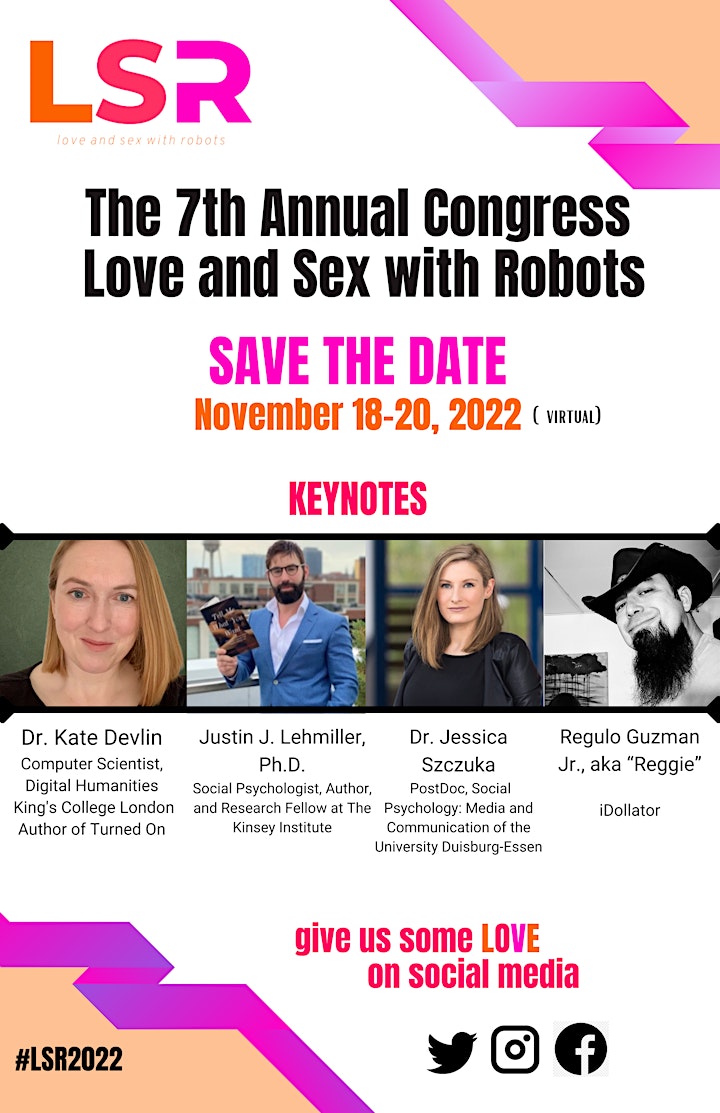7th International Congress on Love and Sex with Robots image