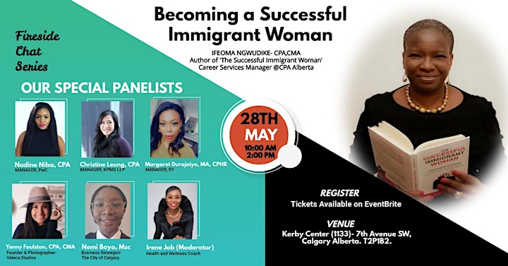 Becoming A Successful Immigrant Woman Fireside Chat Series image