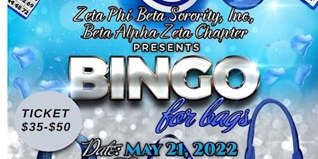 Zeta Phi Beta Sorority, Inc.,  BAZ Chapter Presents: Virtual BINGO For Bags tickets