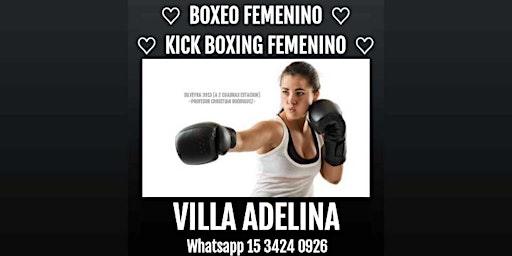 CLASES DE BOXEO FEMENINO EN VILLA ADELINA. CLASES DE KICK BOXING FEMENINO.