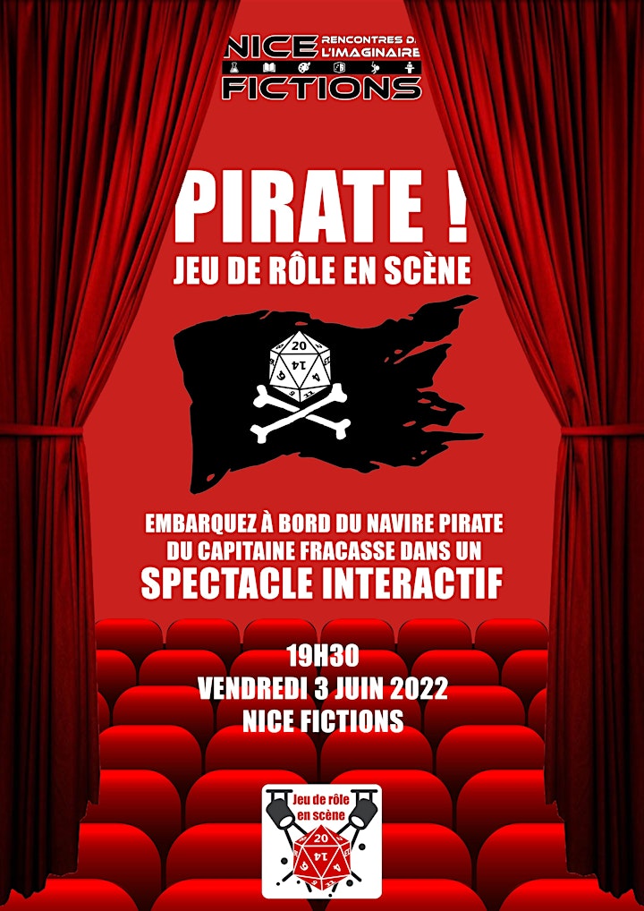 Image pour #NiceFictions22 - Jeu de rôle en scène - Pirate ! 