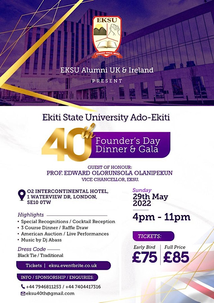 EKITI STATE University Ado Ekiti at 40 - Founder's image