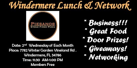 Windermere Lunch Business Networking Event tickets