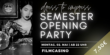 Semester-Opening-Party SoSe 2022